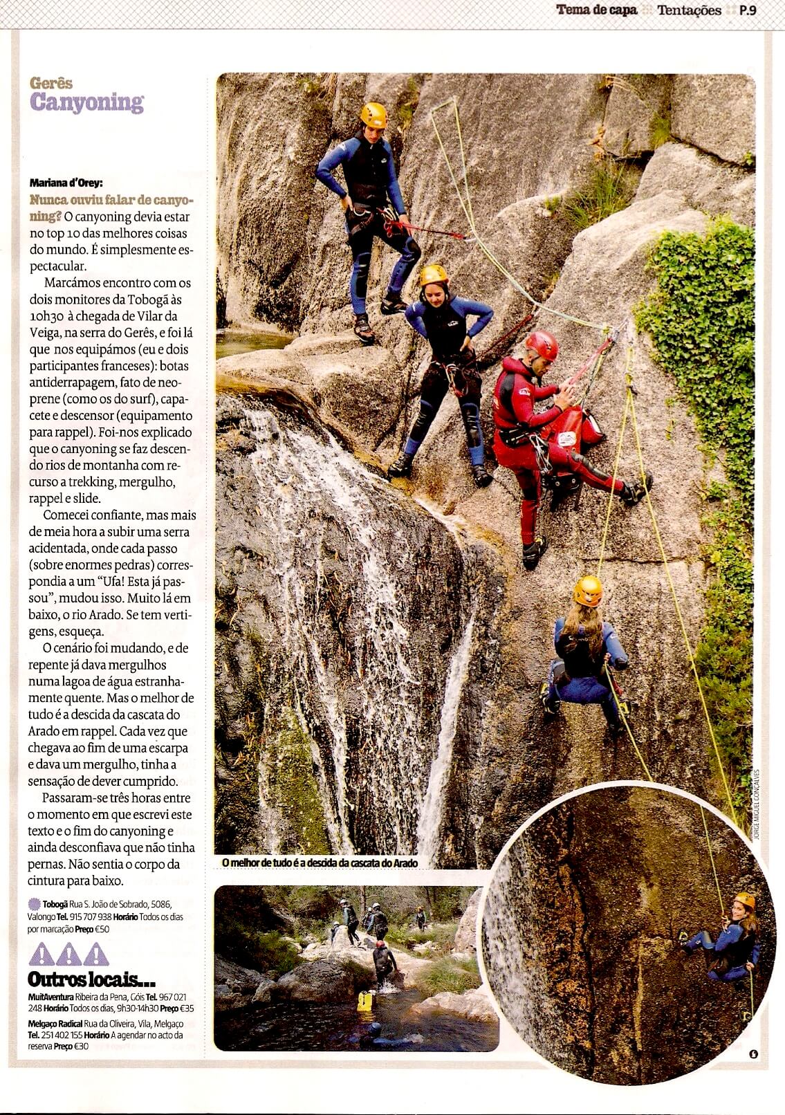 Adventure Tours Canyoning
